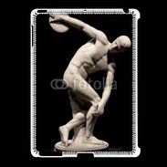 Coque iPad 2/3 Statue antique lanceur de disque