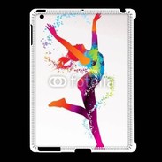 Coque iPad 2/3 Danseuse en couleur