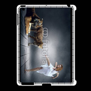 Coque iPad 2/3 Danseuse avec tigre