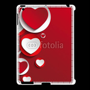 Coque iPad 2/3 Cœur en porcelaine