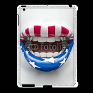 Coque iPad 2/3 Lèvres USA