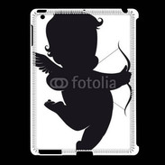 Coque iPad 2/3 Silhouette Cupidon
