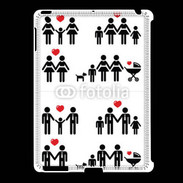 Coque iPad 2/3 Gay et lesbiennes en couple