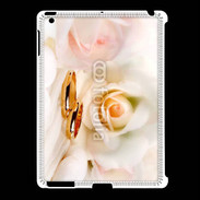 Coque iPad 2/3 Alliance sur fond de rose