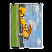 Coque iPad 2/3 Avio Biplan jaune