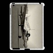 Coque iPad 2/3 Avion T6 noir et blanc