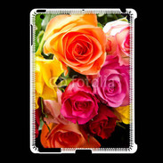 Coque iPad 2/3 Bouquet de roses multicouleurs