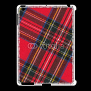 Coque iPad 2/3 Mode tissus écossais rouge