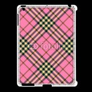 Coque iPad 2/3 Déco fashion rose et marron