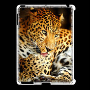 Coque iPad 2/3 Portrait de léopard