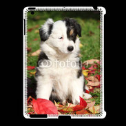 Coque iPad 2/3 Adorable chiot Border collie