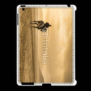 Coque iPad 2/3 Ballade à cheval sur la plage