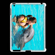 Coque iPad 2/3 Bisou de dauphin