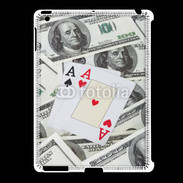Coque iPad 2/3 Paire d'as au poker 2
