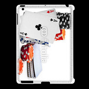 Coque iPad 2/3 Paire d'as au poker 5