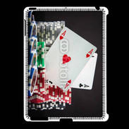 Coque iPad 2/3 Paire d'as au poker 6