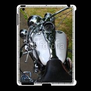Coque iPad 2/3 Moto chromée