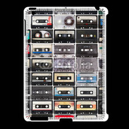 Coque iPad 2/3 Collection de cassette