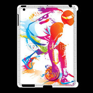 Coque iPad 2/3 Joueur de basket en dessin