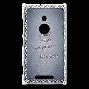 Coque Nokia Lumia 925 Aimer Bleu Citation Oscar Wilde