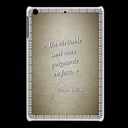 Coque iPadMini Ami poignardée Sepia Citation Oscar Wilde