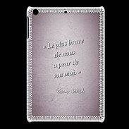 Coque iPadMini Brave Rose Citation Oscar Wilde