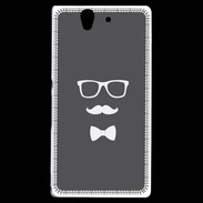 Coque Sony Xperia Z moustache & noeud 2