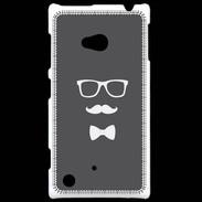 Coque Nokia Lumia 720 moustache & noeud 2