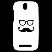 Coque HTC One SV moustache 1