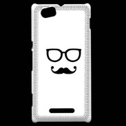 Coque Sony Xperia M moustache 2