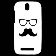 Coque HTC One SV moustache 3