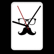 Grande pendule murale moustache 3