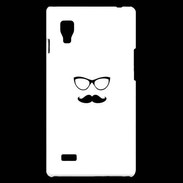 Coque LG Optimus L9 moustache 4