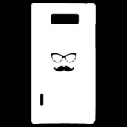 Coque LG Optimus L7 moustache 4