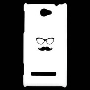 Coque HTC Windows Phone 8S moustache 4