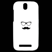 Coque HTC One SV moustache 4
