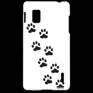 Coque LG Optimus G pattes de chats/chiens 1