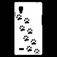 Coque LG Optimus L9 pattes de chats/chiens 1