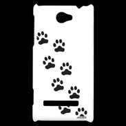 Coque HTC Windows Phone 8S pattes de chats/chiens 1