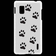 Coque LG Optimus G pattes de chats/chiens 2