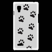 Coque LG Optimus L9 pattes de chats/chiens 2