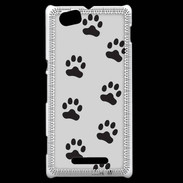 Coque Sony Xperia M pattes de chats/chiens 2