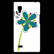 Coque LG Optimus L9 fleurs 2