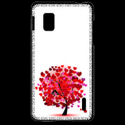 Coque LG Optimus G Arbre coeurs