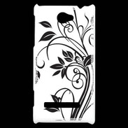 Coque HTC Windows Phone 8S motif fleurs 2