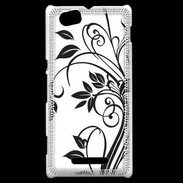 Coque Sony Xperia M motif fleurs 2