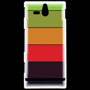 Coque Sony Xperia U couleurs 
