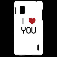 Coque LG Optimus G I love you