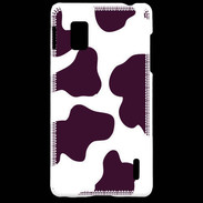 Coque LG Optimus G vache prune
