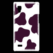 Coque LG Optimus L9 vache prune